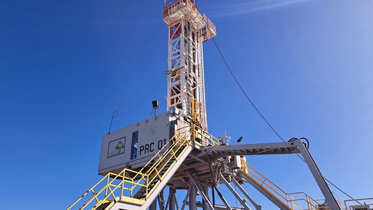 Las máquinas en Malargüe, listas para volver a perforar. Las máquinas en Malargüe, listas para volver a perforar.