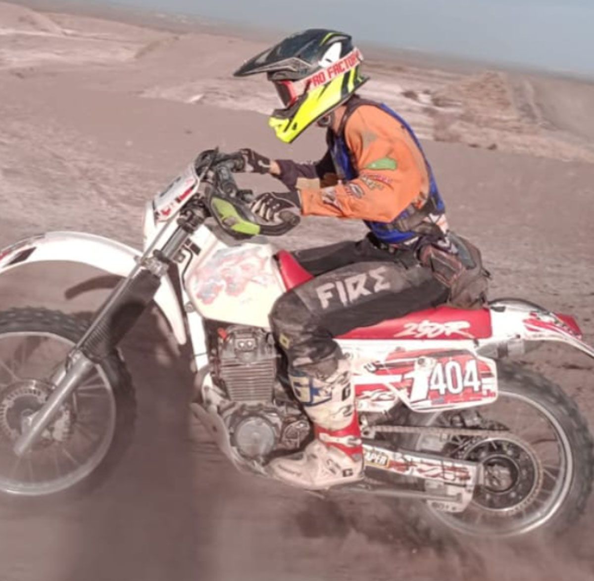 Gastón Del Pozo correrá los Six Days en San Juan con una moto modelo 1993 Gastón Del Pozo correrá los Six Days en San Juan con una moto modelo 1993