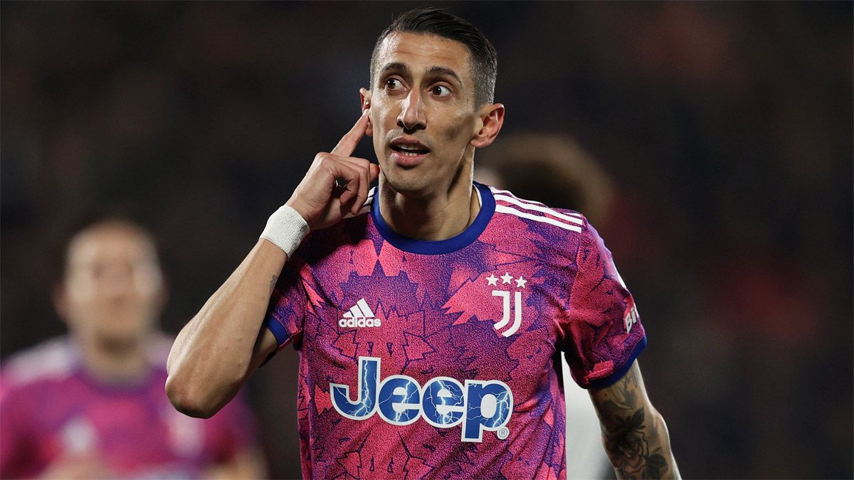 Ángel Di María anotó un verdadero golazo para la Juventus.