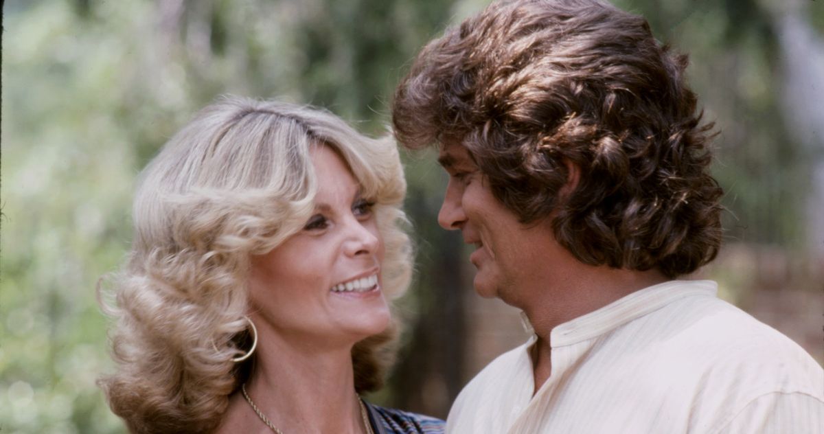 Michael Landon y Marjorie. Michael Landon y Marjorie.
