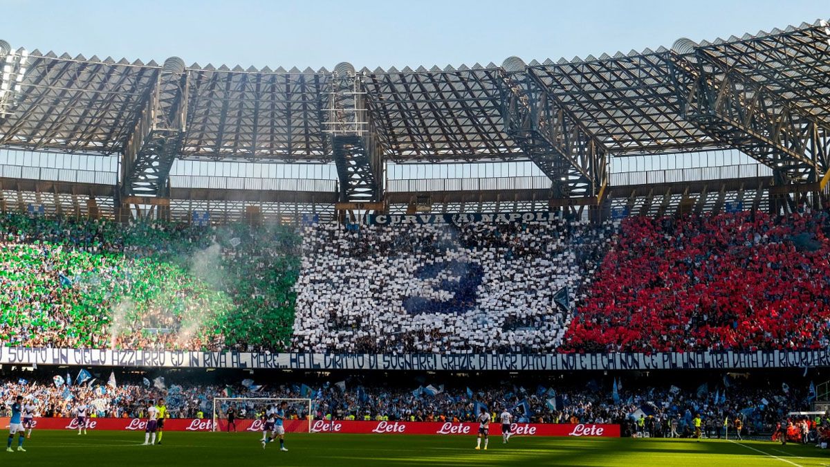 Giovanni Simeone y el Cholo disfrutaron de la fiesta del tercer scudetto del Napoli