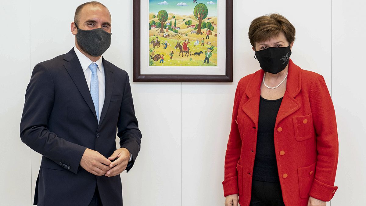 Martín Guzmán dialogará sobre la renegociación de la deuda con la directora gerenta del Fondo Monetario Internacional, Kristalina Georgieva.