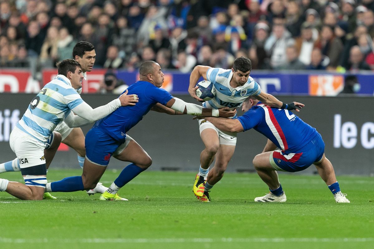 Tom&aacute;s Cubelli fue el autor del primer try de Los Pumas ante Francia