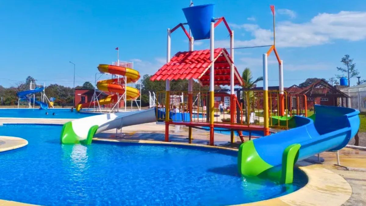 El parque termal es un clásico en este pueblo. El parque termal es un clásico en este pueblo.