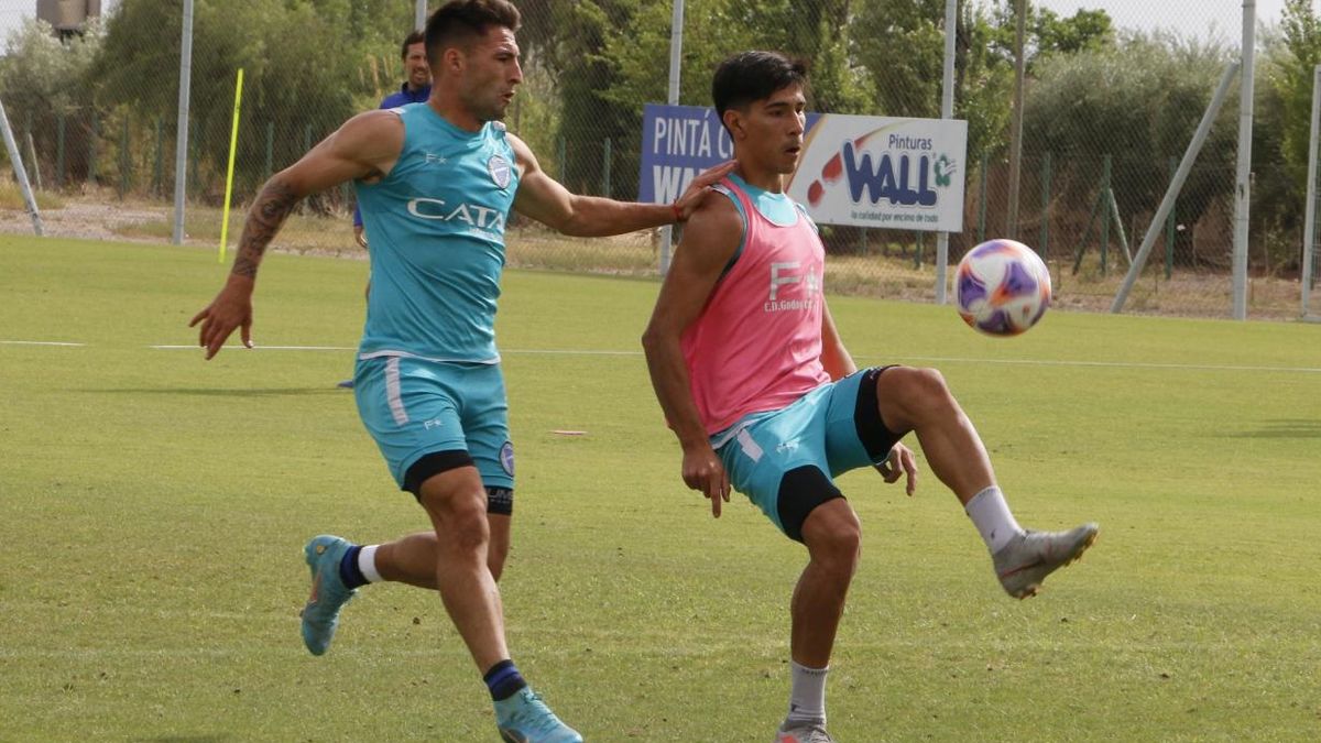 Godoy Cruz hizo fútbol en el predio de Coquimbito.