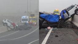 El trágico accidente en Chile dejó como saldo tres fallecidos y dos víctimas con heridas de gravedad. Composición: Diario Uno. El trágico accidente en Chile dejó como saldo tres fallecidos y dos víctimas con heridas de gravedad. Composición: Diario Uno.