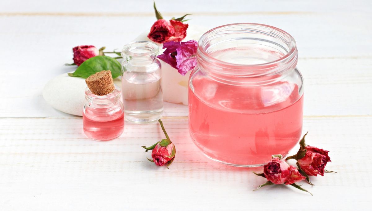 Aceite de rosas. Aceite de rosas.