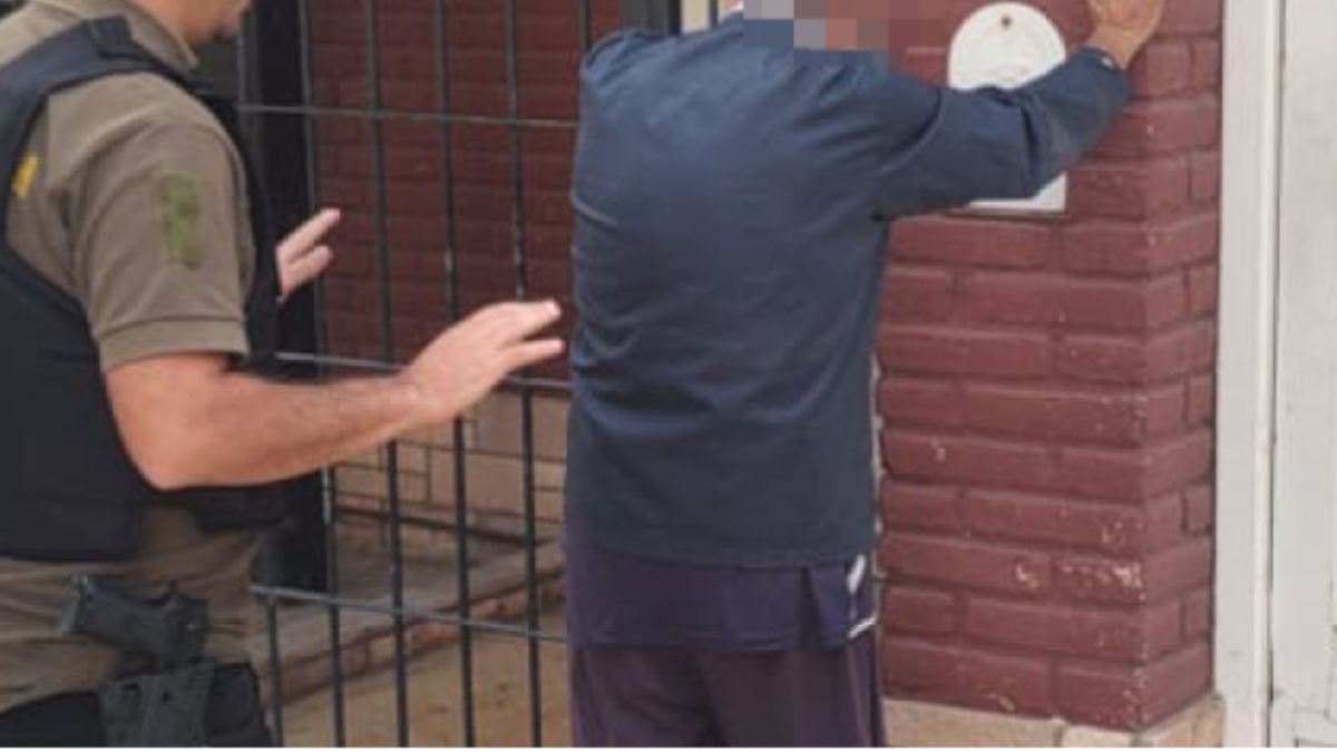El hombre detenido en Godoy Cruz por trata de personas. El hombre detenido en Godoy Cruz por trata de personas.
