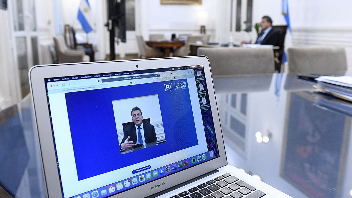 &nbsp;Sergio Massa y el ministro de Economía de la Nación, Martín Guzmán participaron del GZero Summit Latin America 2020.