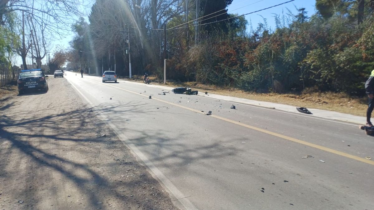 Un motociclista de 85 años resultó herido tras chocar contra un auto en una esquina de Junín Un motociclista de 85 años resultó herido tras chocar contra un auto en una esquina de Junín
