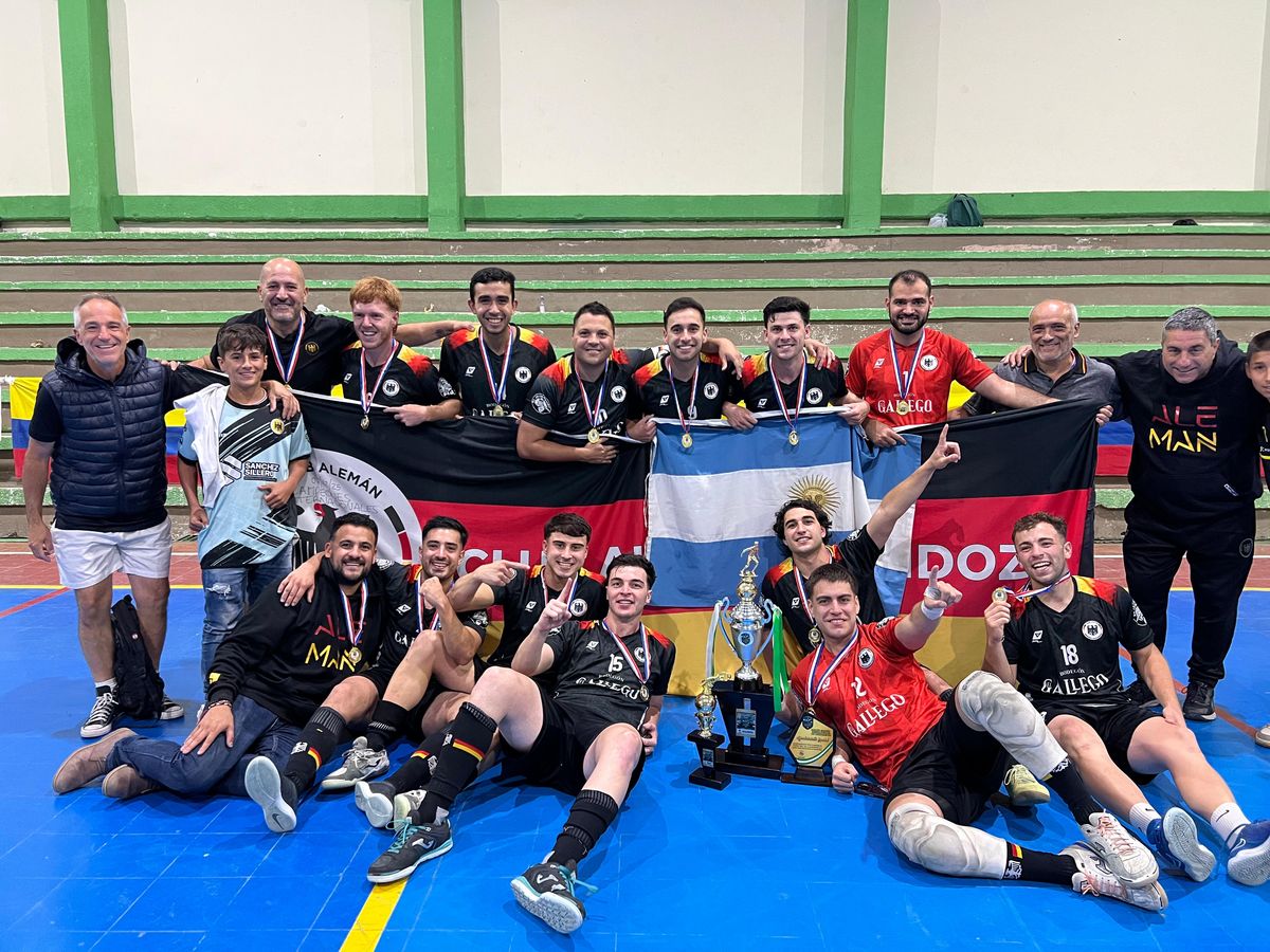 Alemán se coronó en el Sudamericano de futsal.