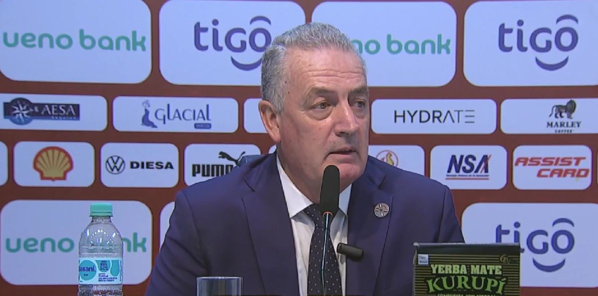 Gustavo Alfaro habló tras la derrota con la Selección de Brasil.