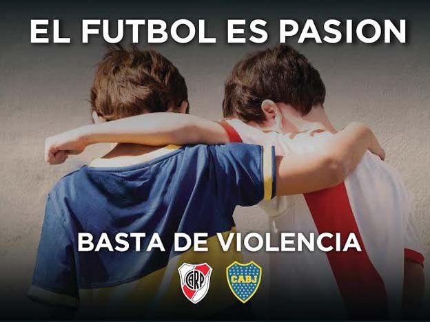 Destacan el éxito de la campaña Fútbol sin violencia del clásico entre Boca y River