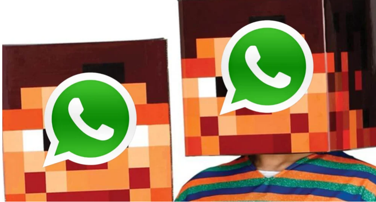 Tecnología. WhatsApp pixel: ya se pueden pixelar las fotos antes de enviarlas.