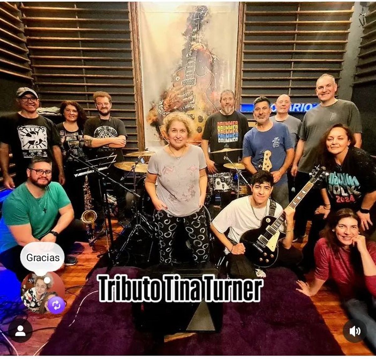 The Best, la banda que rinde tributo a Tina Turner. Gentileza The Best, la banda que rinde tributo a Tina Turner. Gentileza