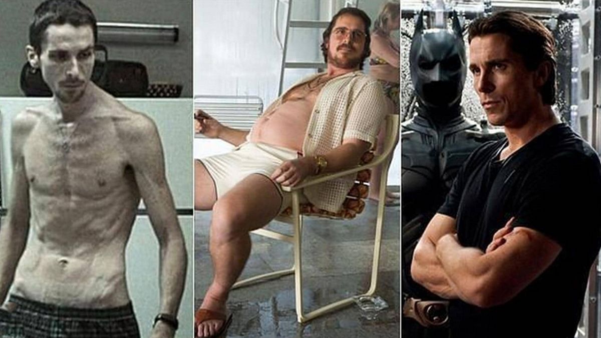 Bajar de peso rápido: los distintos cambios en el cuerpo del actor Christian Bale durante su carrera. Bajar de peso rápido: los distintos cambios en el cuerpo del actor Christian Bale durante su carrera.