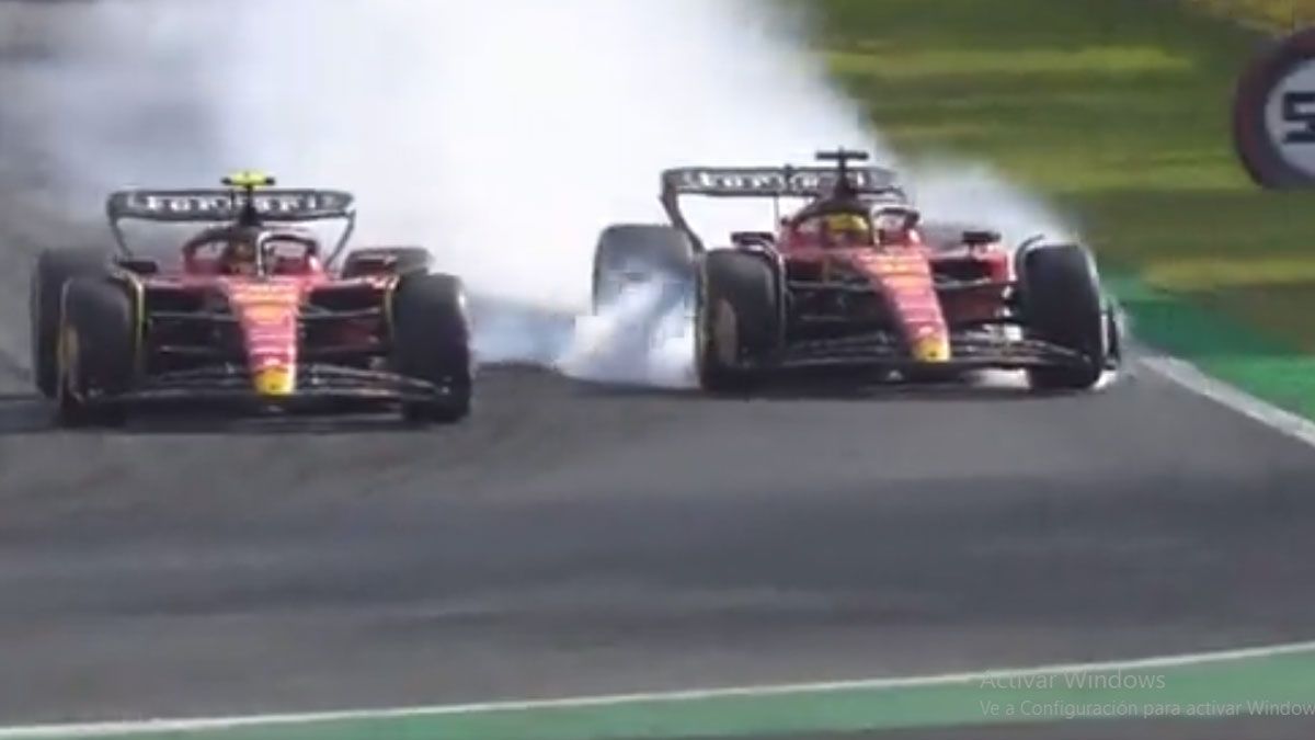 Las Ferrari de Sainz y Leclerc dieron la nota en el GP de Italia.
