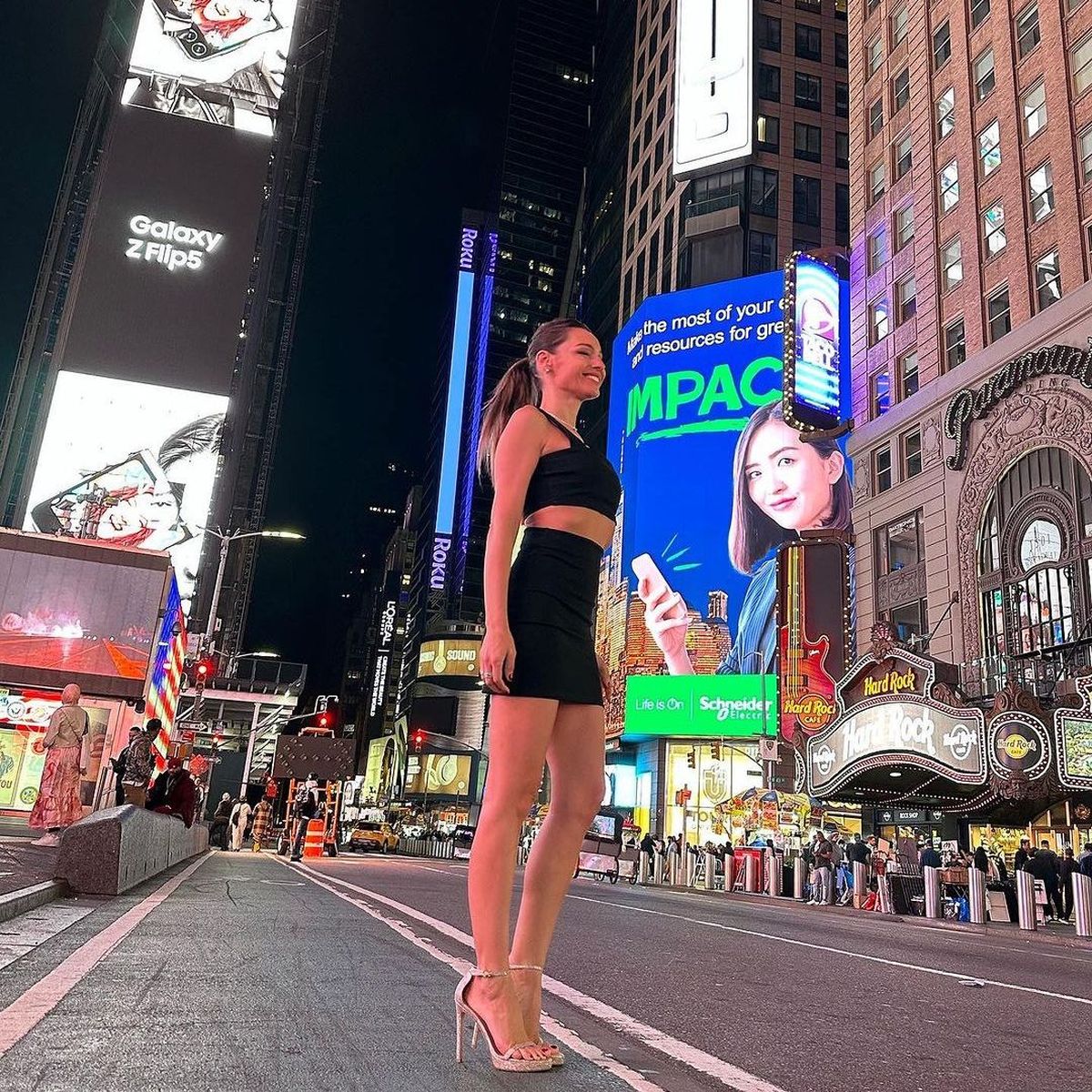 Pampita en Nueva York. Pampita en Nueva York.