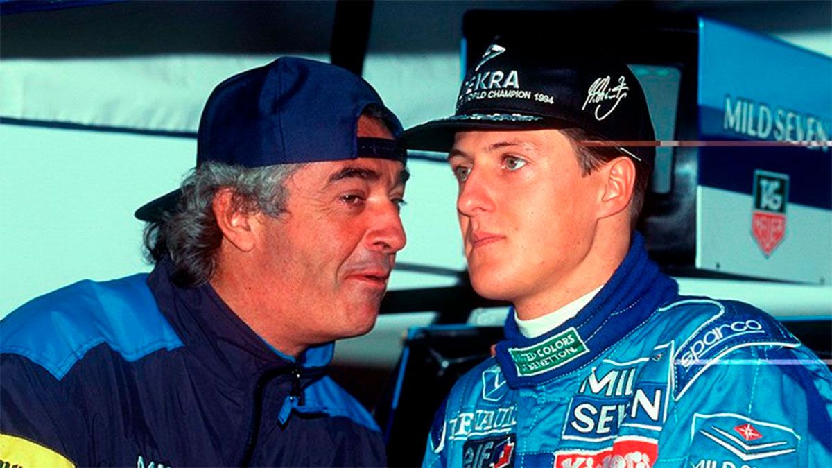 Michael Schumacher y Flavio Briatore.