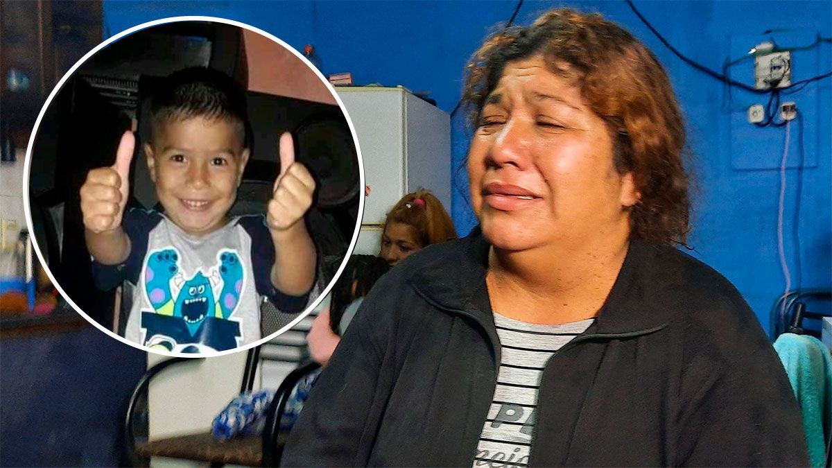 La mamá de Thiago, Liliana Rivero, pidió justicia por el asesinato de su hijo de cinco años. (Foto Raúl Zalazar/Canal7).