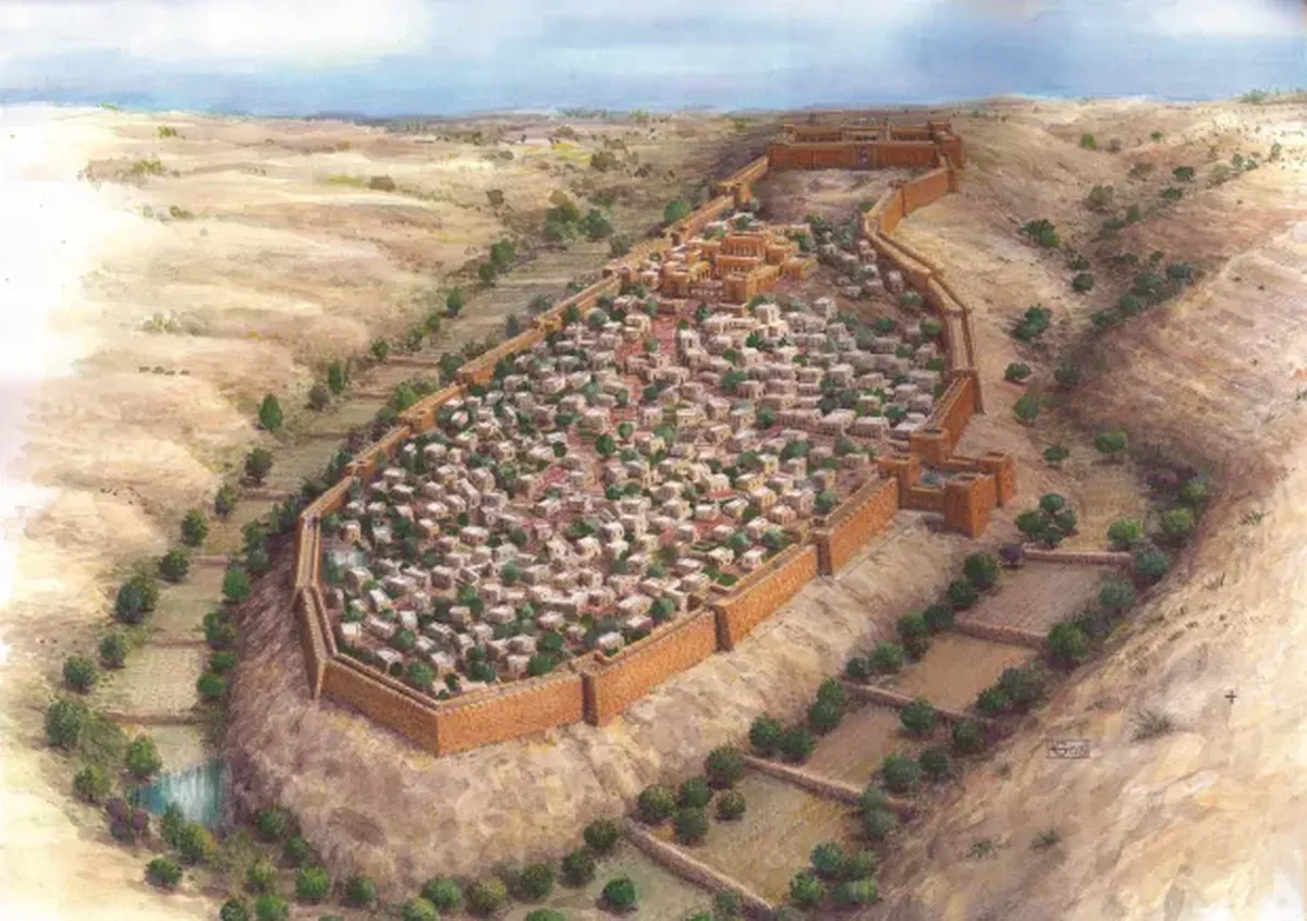 La muralla que rodeaba Jerusalén. La muralla que rodeaba Jerusalén.