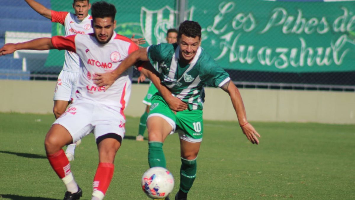 Huracán Las Heras igualó ante Sportivo Desamparados.
