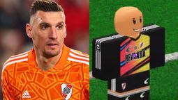 Franco Armani está siendo cuestionado en River.