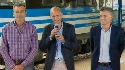 Macri inauguró junto a Randazzo un nuevo tramo del tren Roca