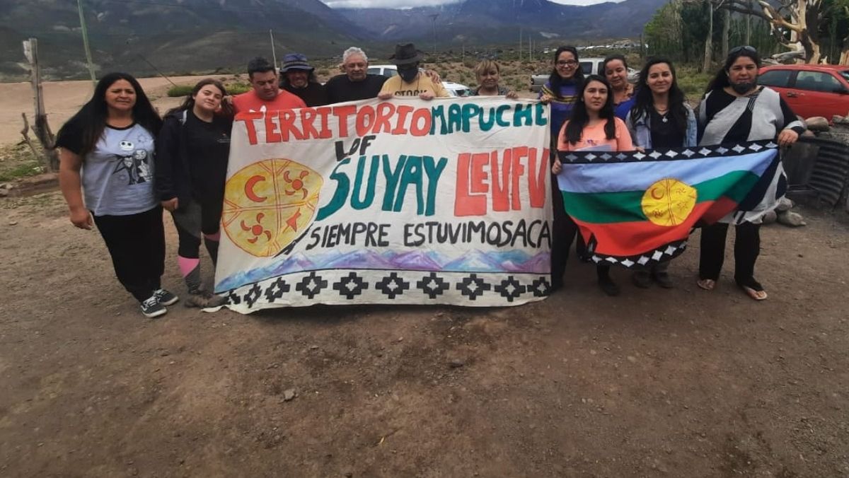 Una de las comunidades mapuche a las que Alberto Fernández le cedió tierras del sur