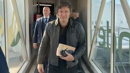 Javier Milei volvió al país tras su gira por Europa.