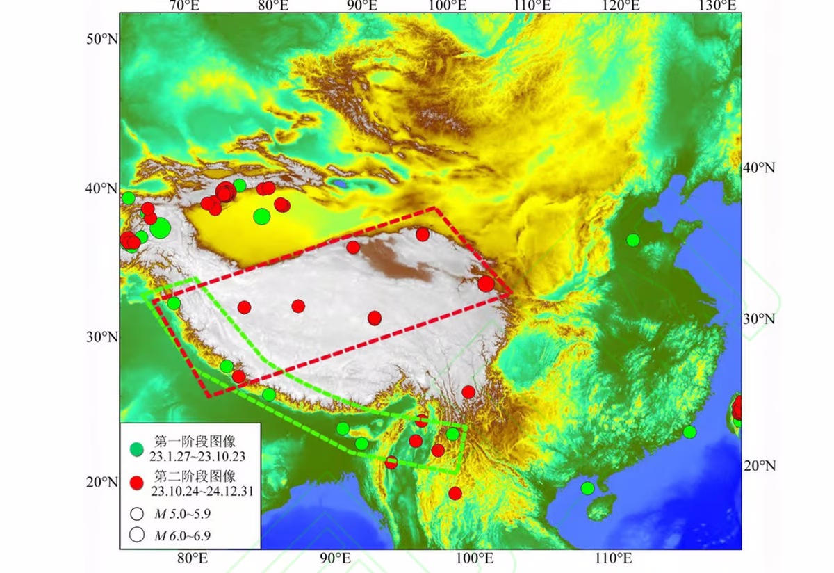 El estudio marca las zonas de potencial peligro de terremotos intensos. El estudio marca las zonas de potencial peligro de terremotos intensos.