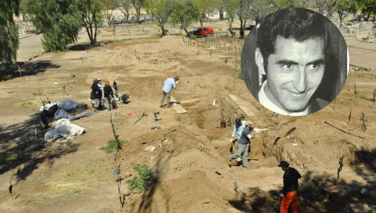 En el Cuadro 33 del Cementerio de Capital estaban los restos de Carlos Poblete, desaparecido en la dictadura.