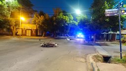 El accidente ocurrió en la madrugada de este viernes en calles Cabral y Pescara, de Maipú. Foto: Gentileza.
