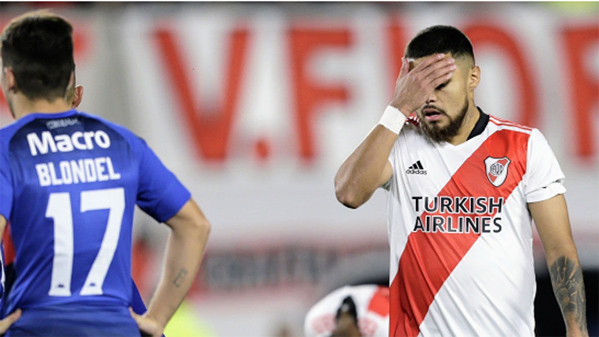 Paulo Díaz tuvo una noche negra en River.