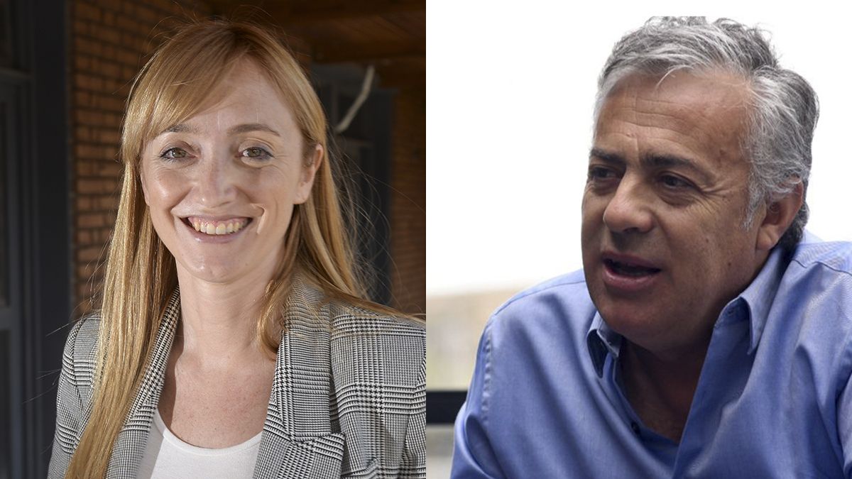 Los legisladores Anabel Fernández Sagasti y Alfredo Cornejo. Ambos quieren obtener una banca en el Senado de la Nación.