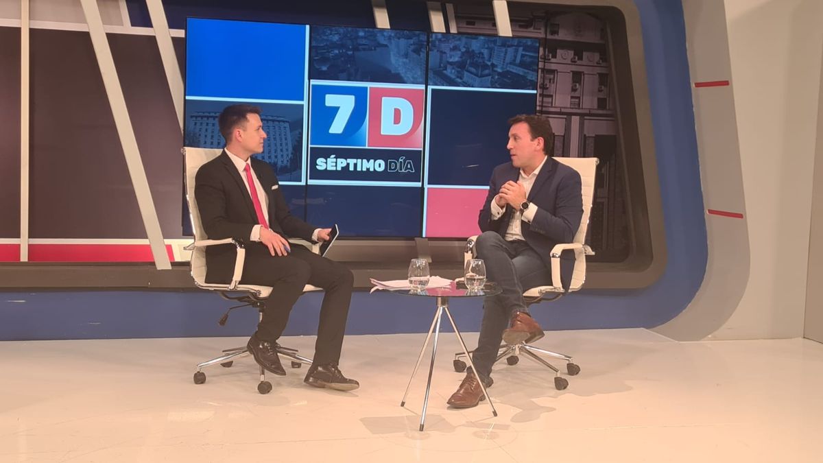 El intendente de Godoy Cruz, Tadeo García Zalazar con Julián Imazio en Séptimo Día.