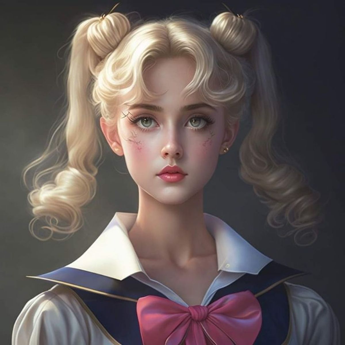 Así luciría Sailor Moon en la vida real, según la Inteligencia Artificial. Así luciría Sailor Moon en la vida real, según la Inteligencia Artificial.