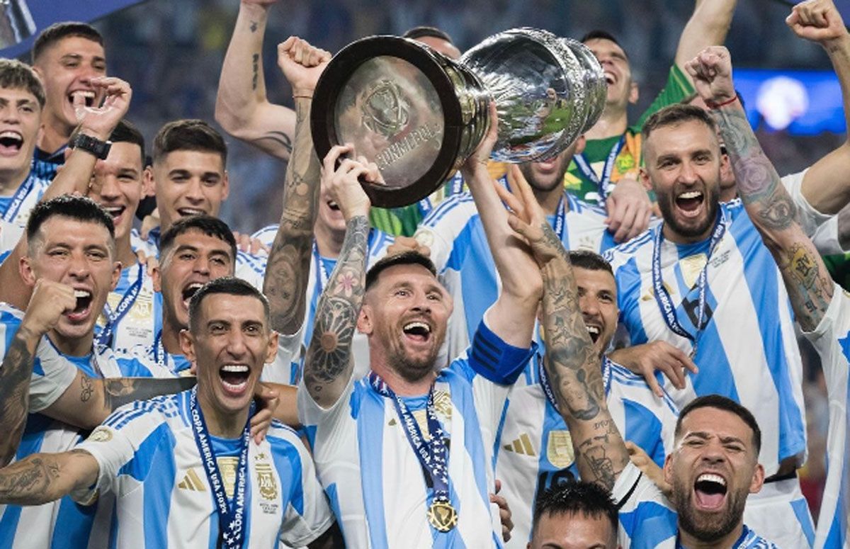 Argentina es bicampeón de América. 