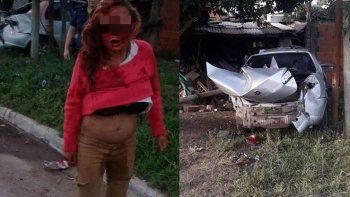 Una embarazada le robó el auto a un remisero y mató a un motociclista cuando se fugaba