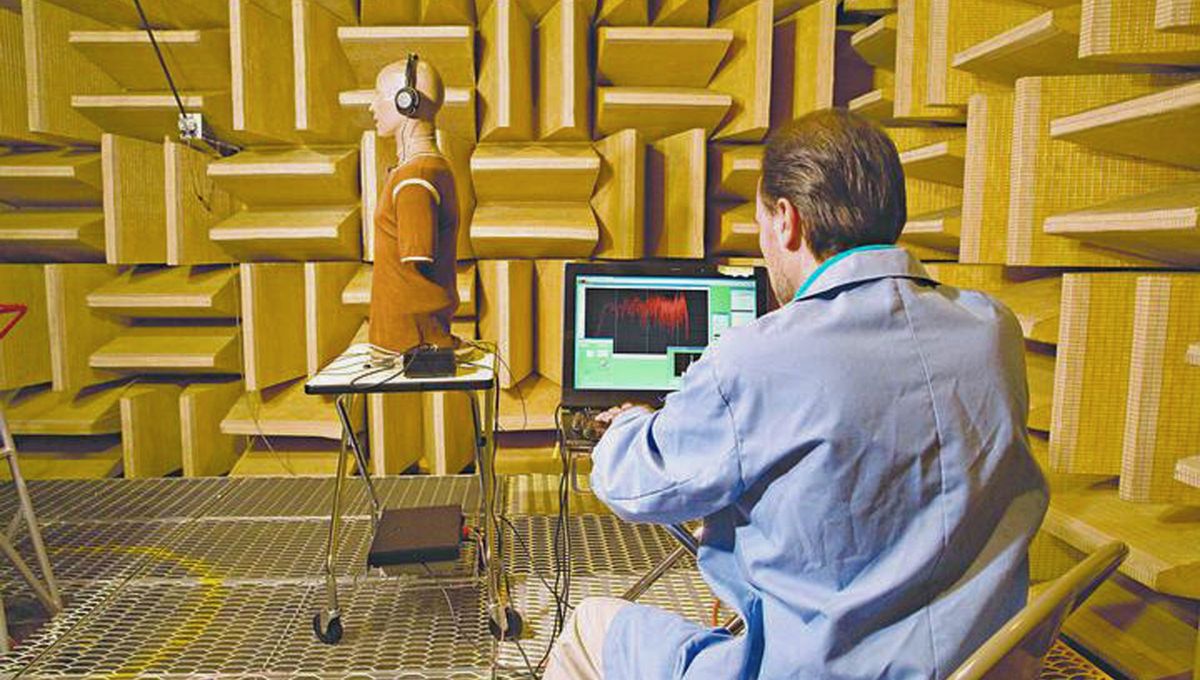 Microsoft construyó una cámara anecoica. Microsoft construyó una cámara anecoica.