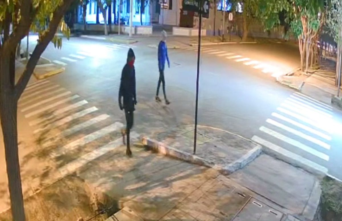 Imagen de suspuestos delincuentes en La Paz.