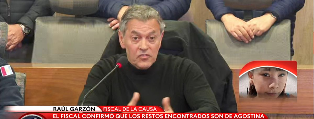 El fiscal Raúl Garzón confirmó a los periodistas que los restos hallados son de Agostina Vega, la adolescente desaparecida hace una semana en Córdoba.