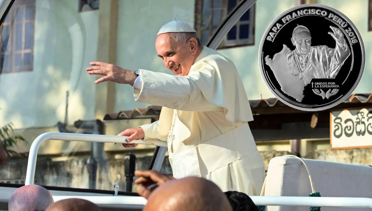 Perú lanzó en 2018 una medalla conmemorando la visita del papa Francisco