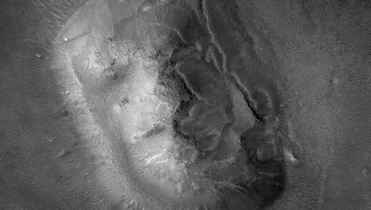Los científicos de la NASA descubrieron que este rostro está presente en un momento del día