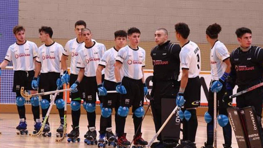 El seleccionado argentino sub 19 apabulló a Suiza en los Roller Games