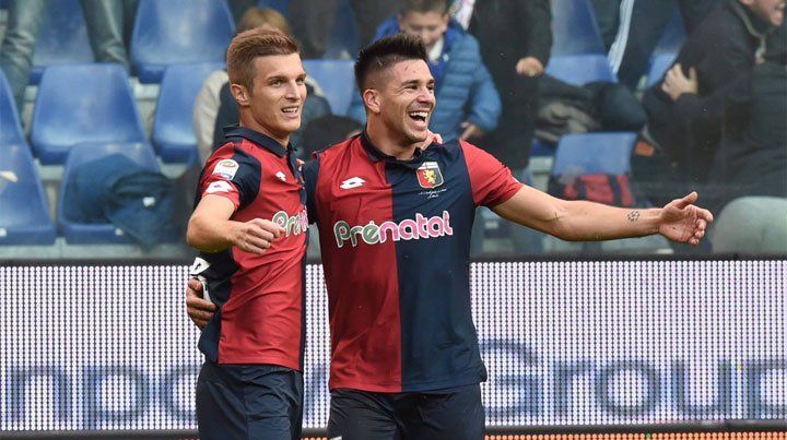 Con dos goles de Gio Simeone el Genoa venció a Juventus
