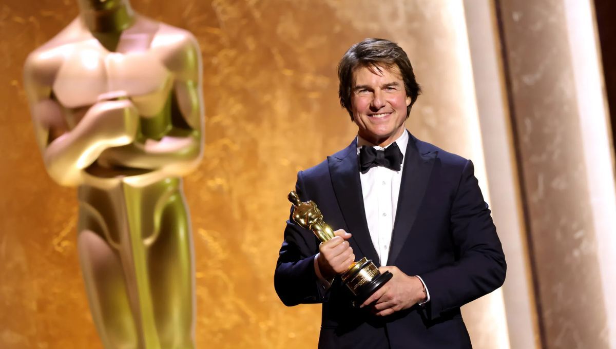 Tras 45 años de carrera, Tom Cruise recibió su primer Oscar: