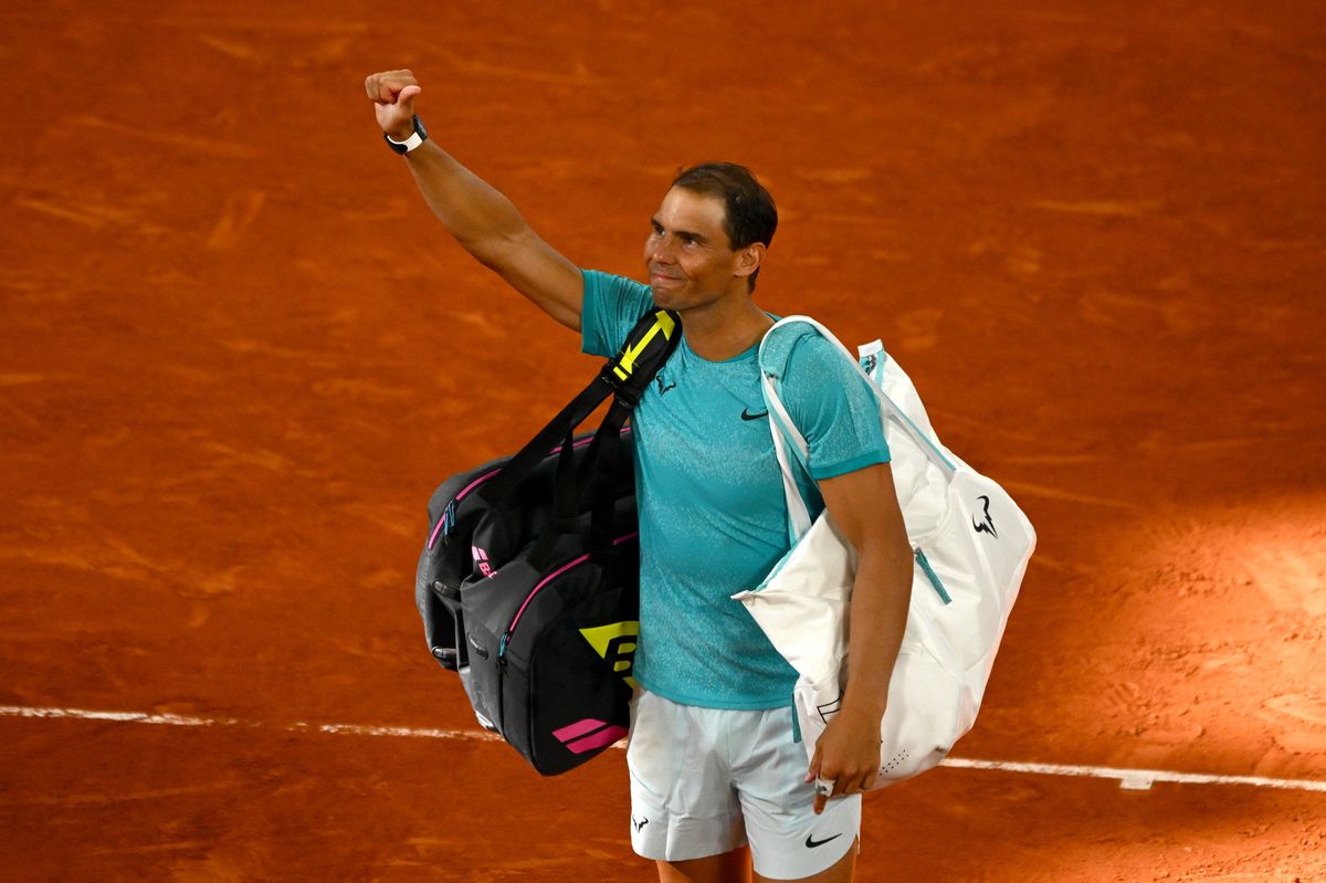 Nadal fue ovacionado por la Philippe Chatrier.