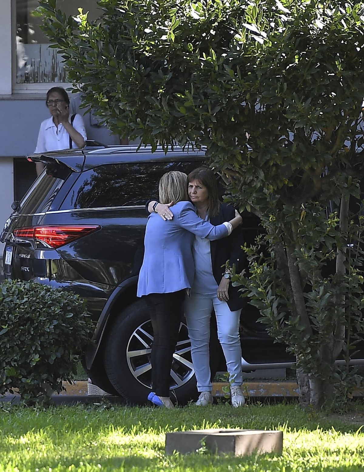 Patricia Bullricha estuvo acompañando a la familia de Umma. Patricia Bullricha estuvo acompañando a la familia de Umma.