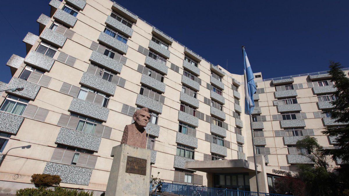 Hospital Schestakow. Tiene colmada la capacidad de terapia intensiva.